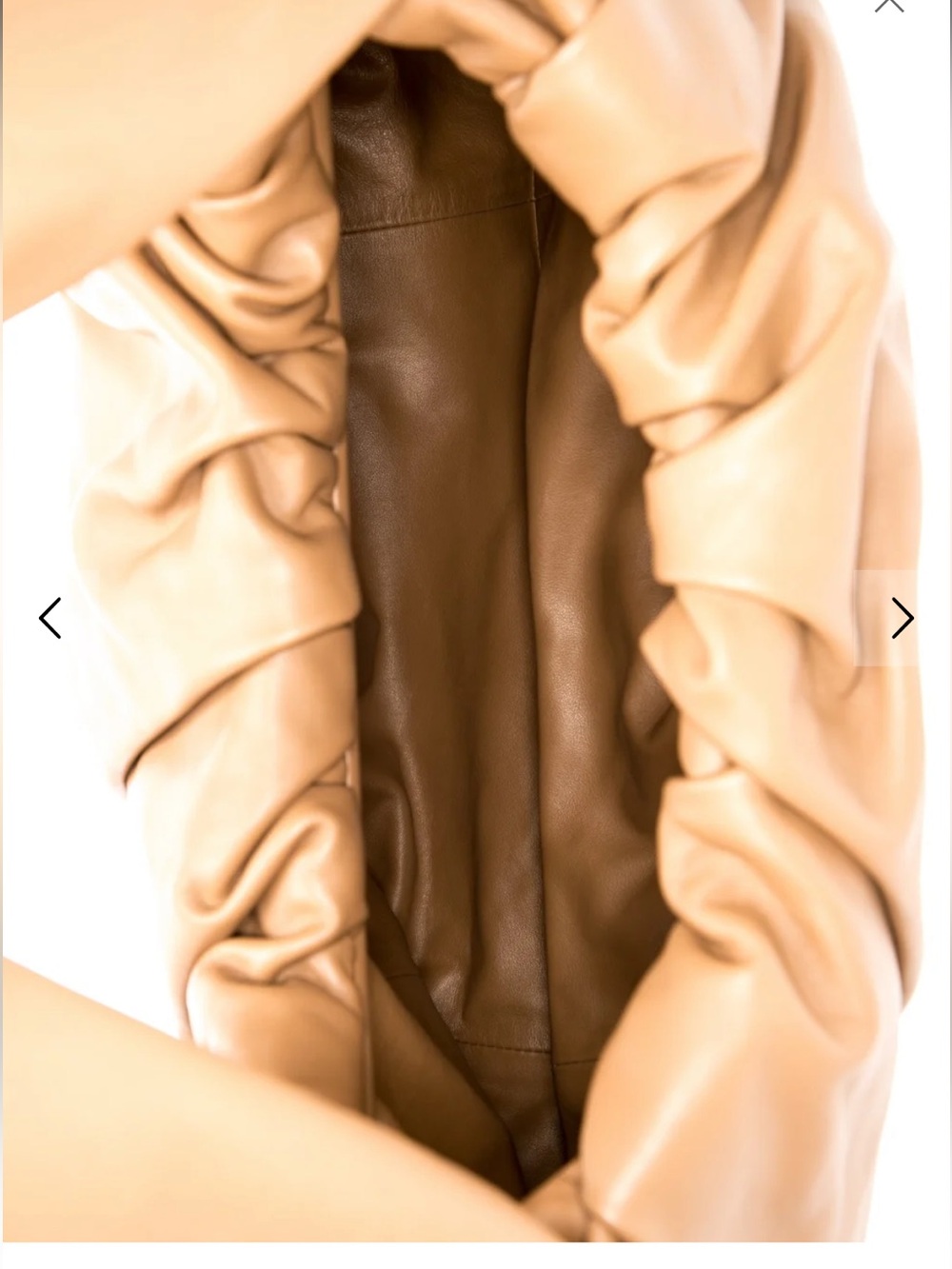 Bottega Veneta Brown Leather Shoulder Pouch - Picture 5 of 5